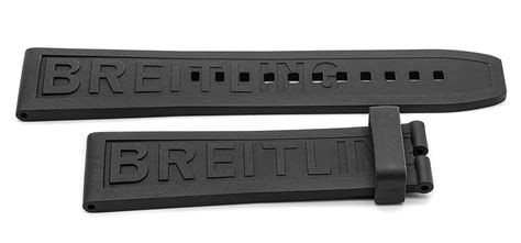 rubber watch straps for breitling|replacement breitling watch straps.